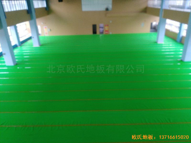 安徽合肥第十一中學(xué)體育地板安裝案例