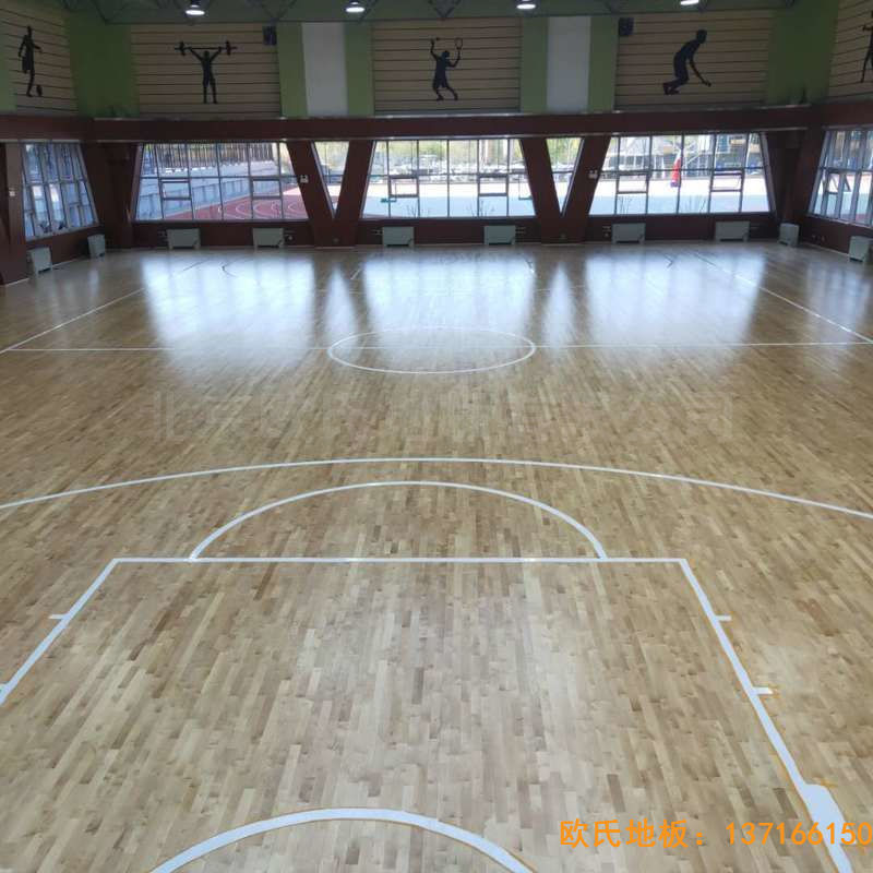 山西晉中榆次王湖小學(xué)體育地板施工案例