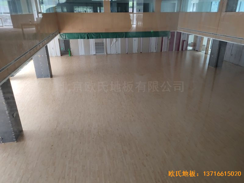 杭州26號地商務(wù)金融體育地板鋪裝案例