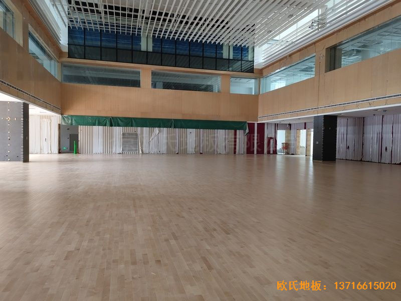 杭州26號地商務(wù)金融體育地板鋪裝案例