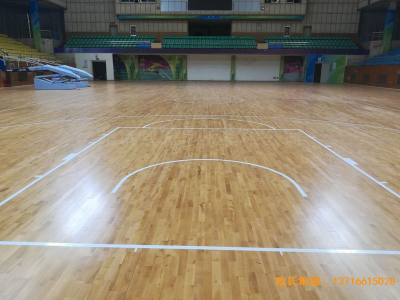贛州體育館體育木地板安裝案例