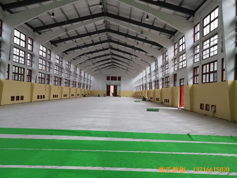 福建中國女排中國隊訓(xùn)練基地排球場館體育地板鋪設(shè)案例3