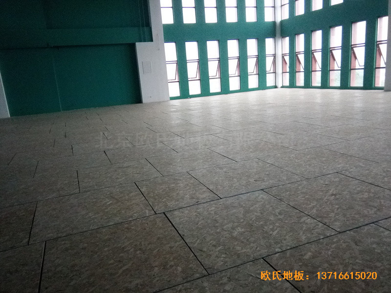 江蘇南京漢風(fēng)公司籃球館體育地板安裝案例3