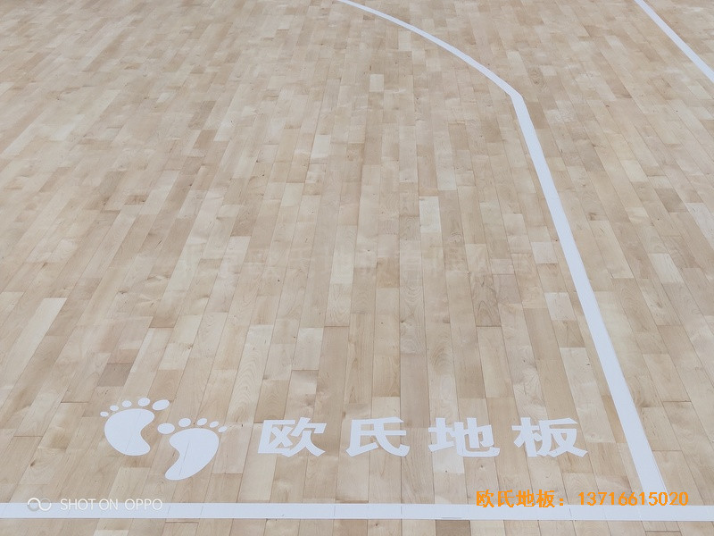 西寧世紀(jì)職業(yè)技術(shù)學(xué)?；@球館體育地板鋪設(shè)案例4