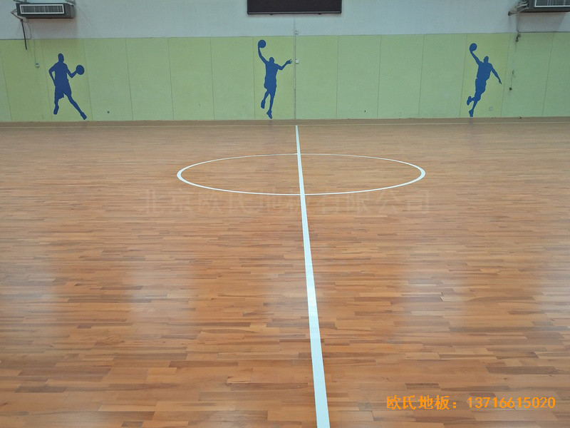 陽煤集團(tuán)三礦球館運動地板施工案例3