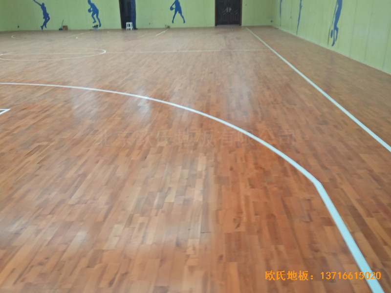 陽煤集團(tuán)三礦球館運動地板施工案例4