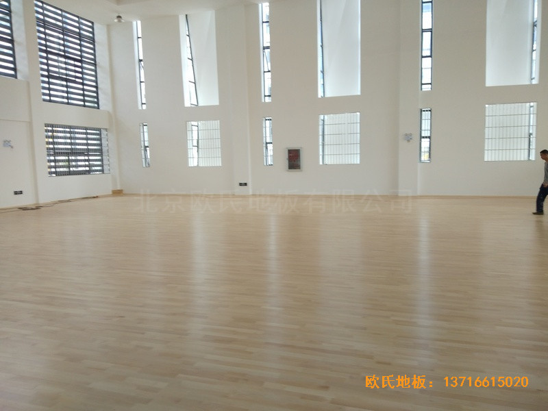 云南高速管理中心籃球館體育地板鋪裝案例0