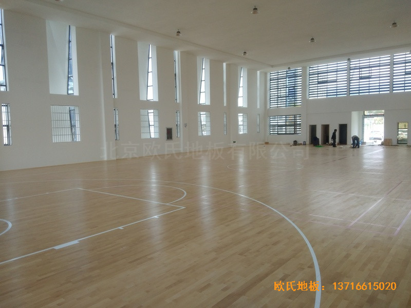 云南高速管理中心籃球館體育地板鋪裝案例5
