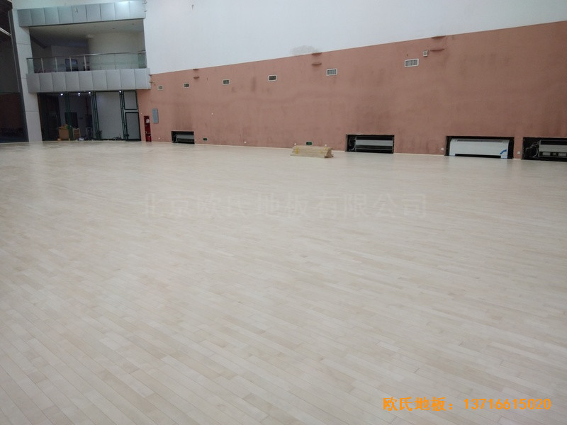 北京建國路75號熱電公司運動館體育地板施工案例3
