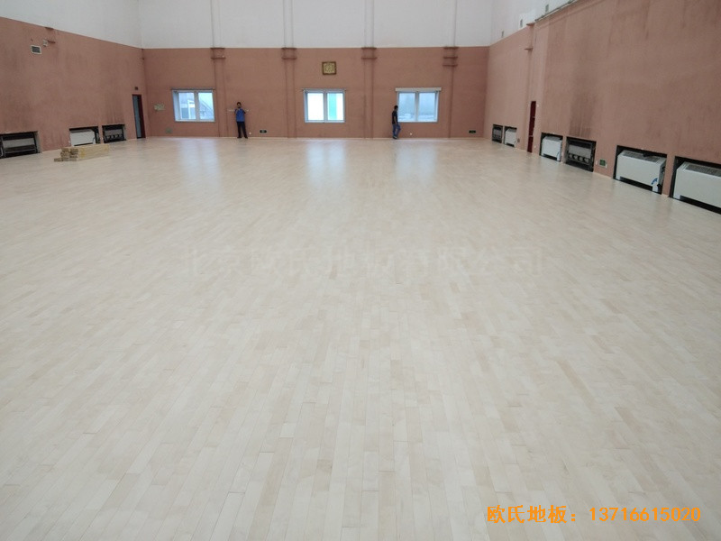 北京建國路75號熱電公司運動館體育地板施工案例5