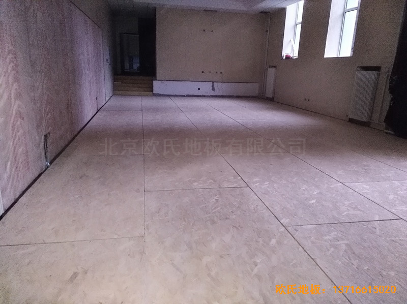 北京朝陽(yáng)運(yùn)動(dòng)館體育地板施工案例3