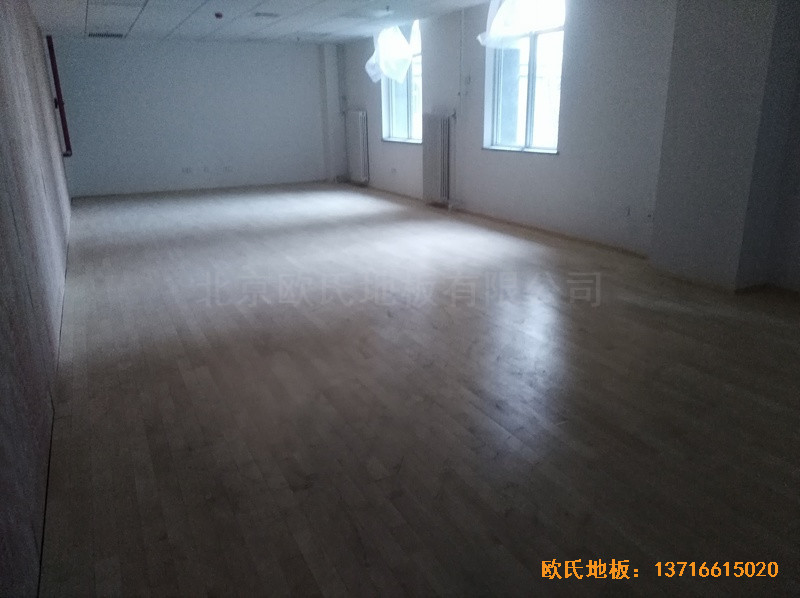 北京朝陽(yáng)運(yùn)動(dòng)館體育地板施工案例4