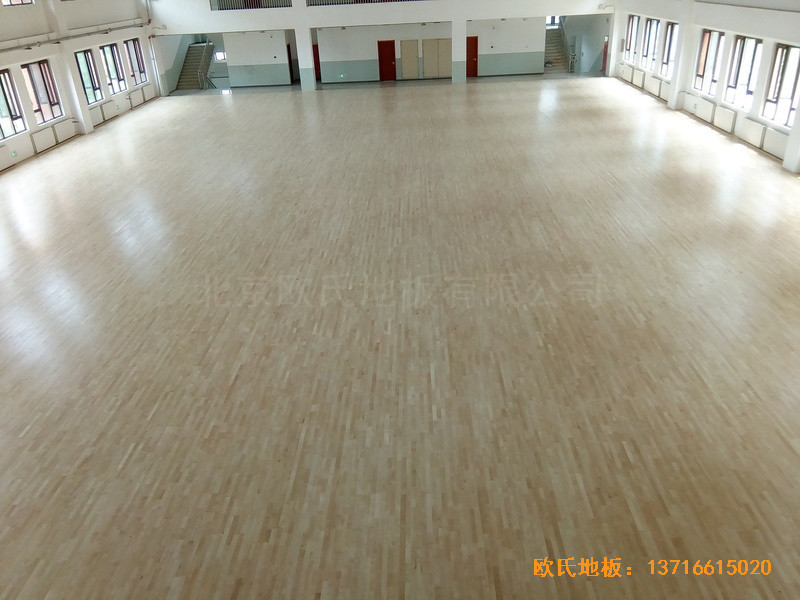 北京趙全營(yíng)鎮(zhèn)天順小學(xué)體育館體育地板鋪設(shè)案例0