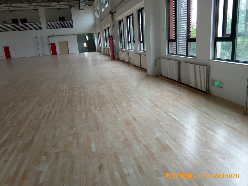 北京趙全營(yíng)鎮(zhèn)天順小學(xué)體育館體育地板鋪設(shè)案例4
