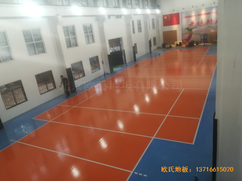 南昌赤練排球館運(yùn)動(dòng)地板鋪設(shè)案例5