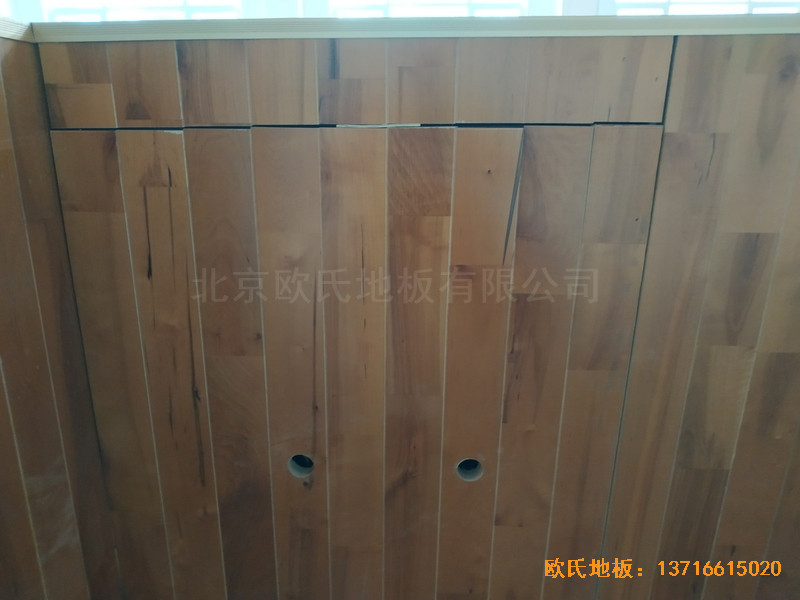 寧夏銀川試驗中學(xué)舞臺體育地板鋪裝案例2
