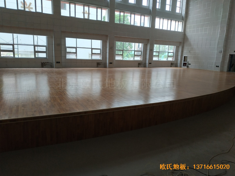 寧夏銀川試驗中學(xué)舞臺體育地板鋪裝案例4