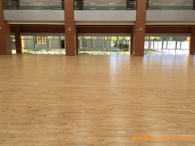山西晉中榆次區(qū)寇村小學(xué)運(yùn)動(dòng)館體育地板施工案例