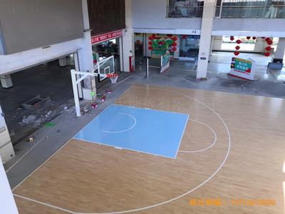 福建龍巖羅龍西路269號(hào)籃球館體育地板鋪設(shè)案例