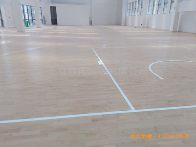 重慶重光小學(xué)籃球館體育地板鋪設(shè)案例