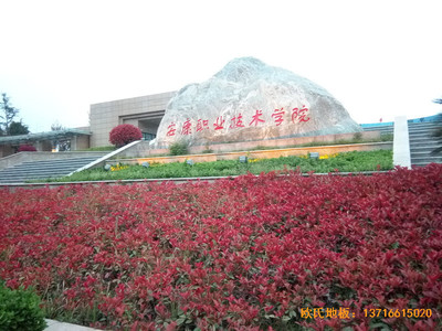 陜西安康職業(yè)技術(shù)學(xué)院籃球館運(yùn)動(dòng)木地板鋪裝案例