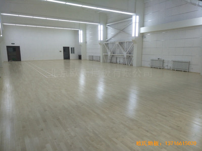 北京鐵路局供電段運(yùn)動館體育地板安裝案例