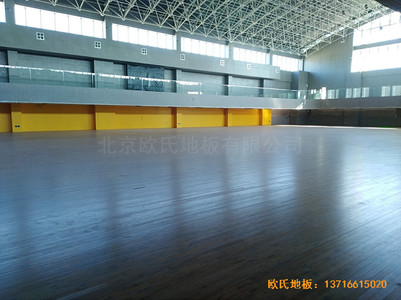 北大附屬益田實驗學(xué)校體育館體育地板施工案例
