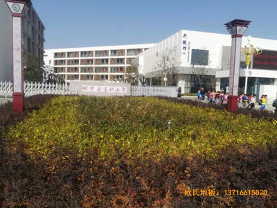 安徽懷寧籃球館體育地板鋪設(shè)案例